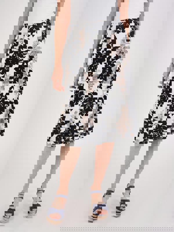 TIGI Dahlia Print Skirt -short