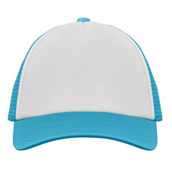 MidOcean Bubble Trucker Cap - White/Turquoise - 