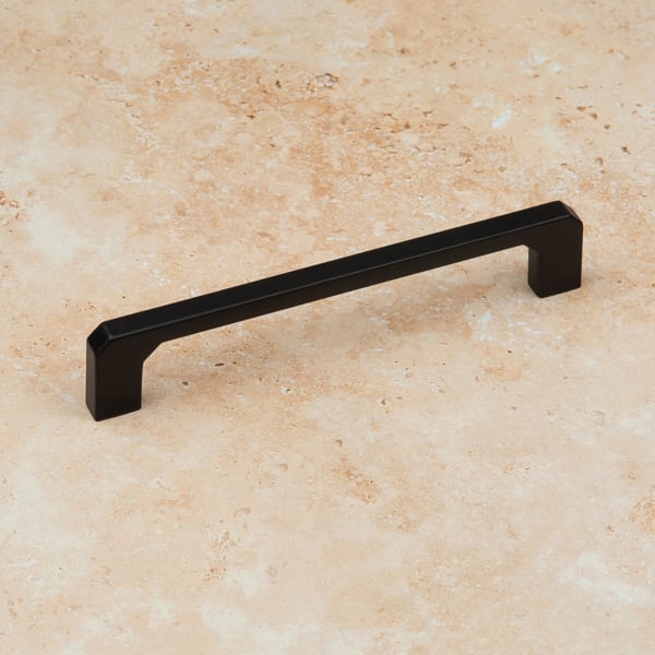 Handle & Home Matt Black Angled End D-Bar Handles