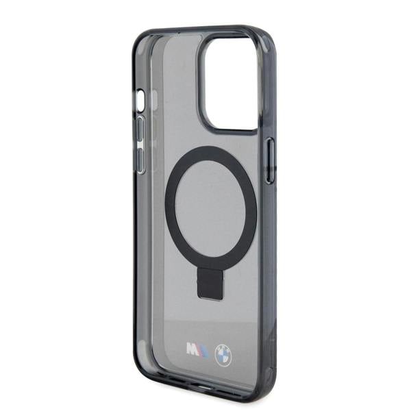 BMW M Series Hardcase with Ring Stand MagSafe for iphone 15 Pro Max 6.7" Black - BMHMP15XURSK