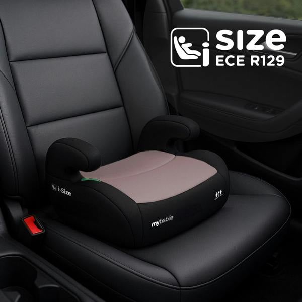 My Babiie MBCSB20 Booster R129 Car Seat with ISOFIX - Pink & Grey