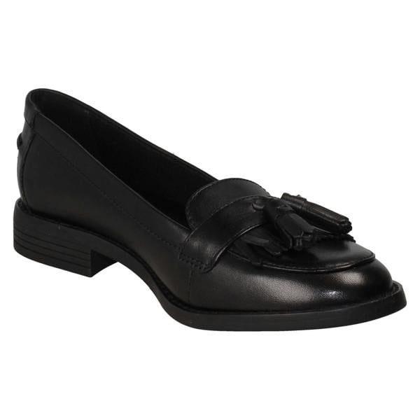 Clarks Ladies Clarks Slip On Tassel Trims Shoes Camzin Angelica