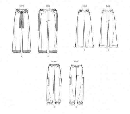 Simplicity Sewing Pattern 9785, Trousers for Women, K5 (8-10-12-14-16) - Easy