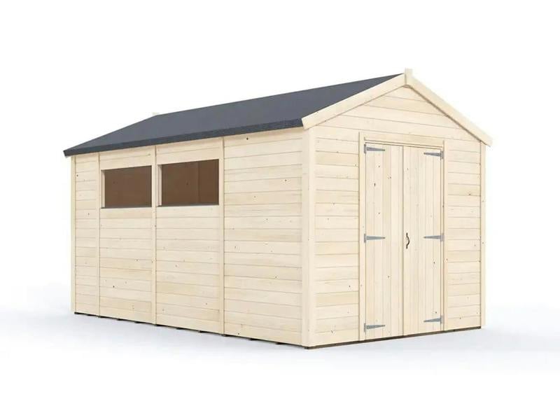 Dunster House Overlord Modular Apex Shed W8' x D14' / W2.4m x D4.2m