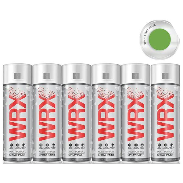 WRX 6X WRX Flat Light Green Spray Paint 400ml