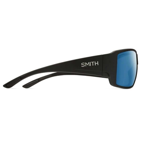 Smith Sunglasses Guides Choice/N 003 QG Matte Black ChromaPop Polarized Blue Mirror