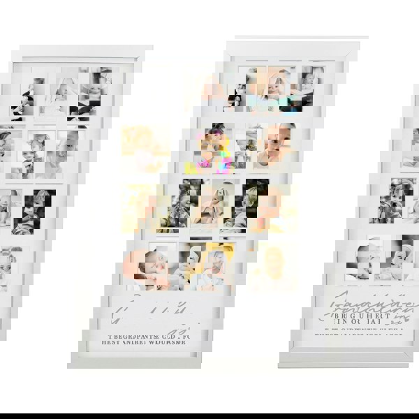 Personalised Memento Company Personalised Grandchildren White Multi Photo Frame