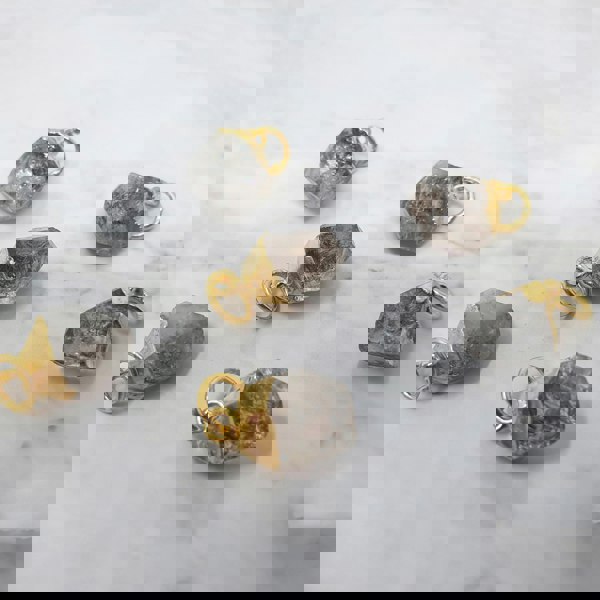 Harfi Bell Birthstone Pendant Charms