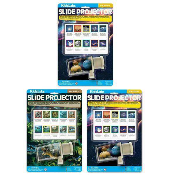 4M Kidzlabs Slide Projector Space; Dino & Wildlife Assorted