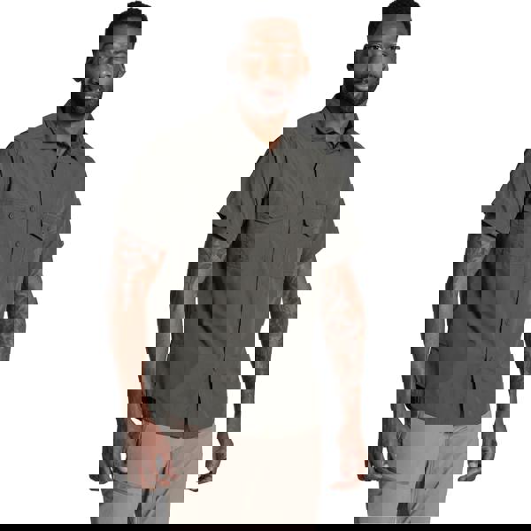 Craghoppers Mens Kiwi II Short-Sleeved Shirt - Cedar - 