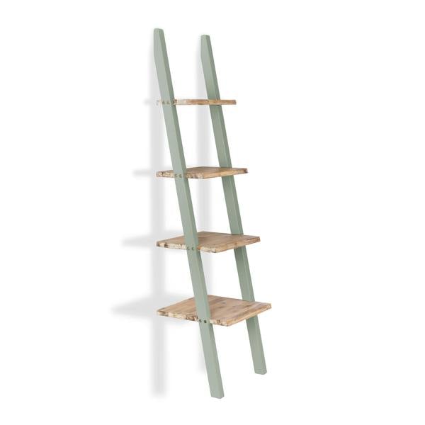 Statement Furniture Florence Ladder Shelf Wooden Shelving Unit Lean-Up Shelf