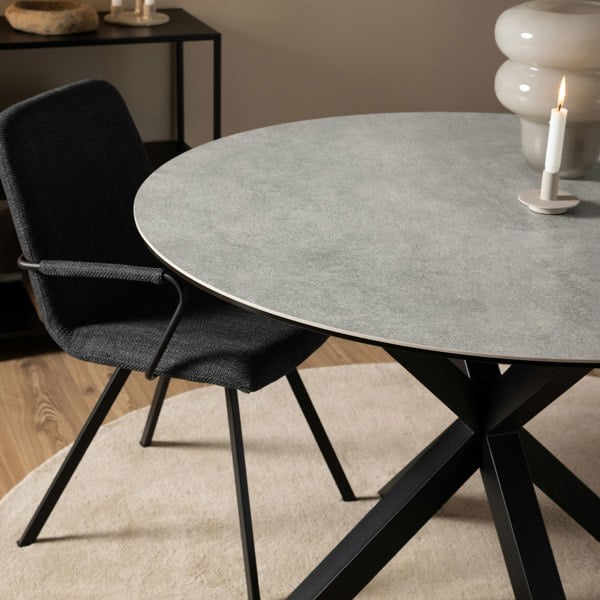 Furniture To Go Heaven Dining Table with Ceramic Grey Top