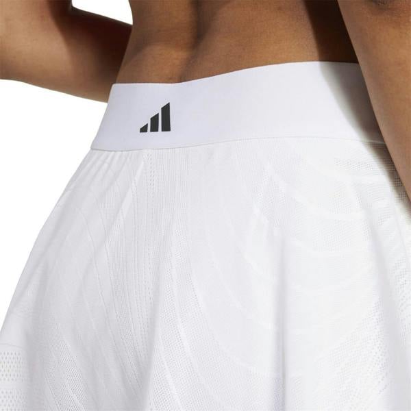 Adidas Womens/Ladies Pro Patterned Tennis Skirt - Red - 