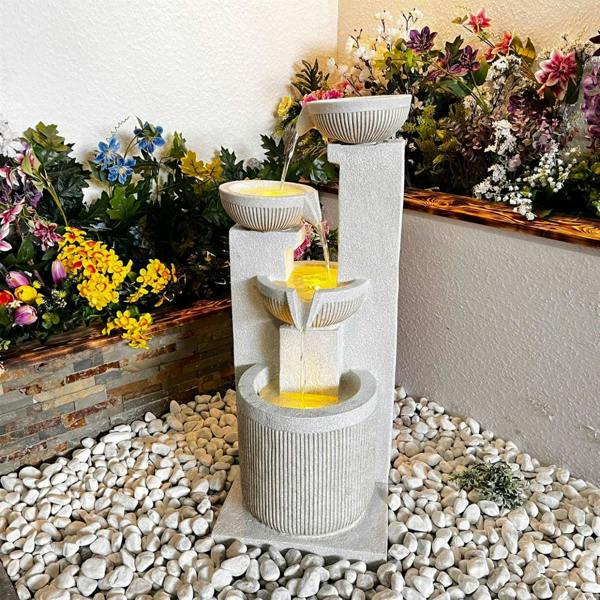 Tranquillity Water Features Diablo Pour Contemporary Water Feature