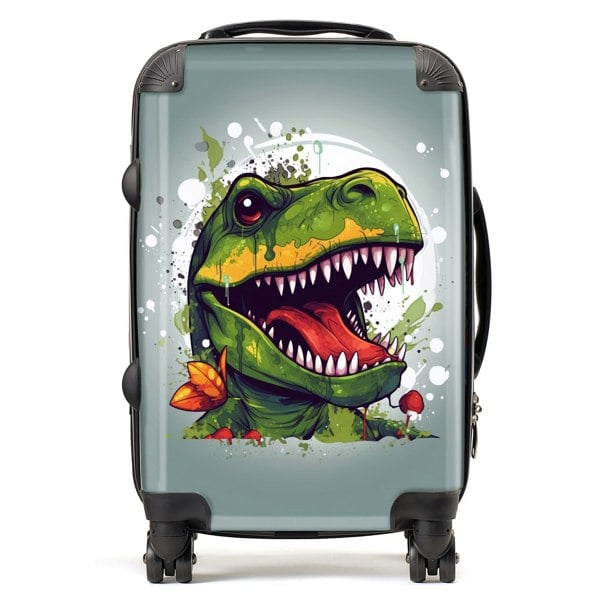 Warren Reed Laughing T-Rex Suitcase