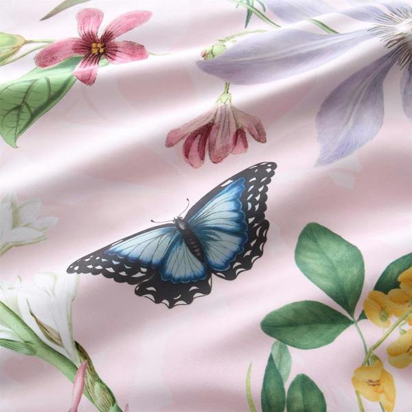 RHS Enchanted Butterfly Garden Pink Duvet Cover Set