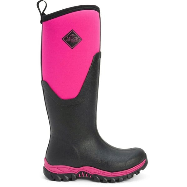 Muck Boots Arctic Sport II Tall Women's Wellington Boots in Black/Pink