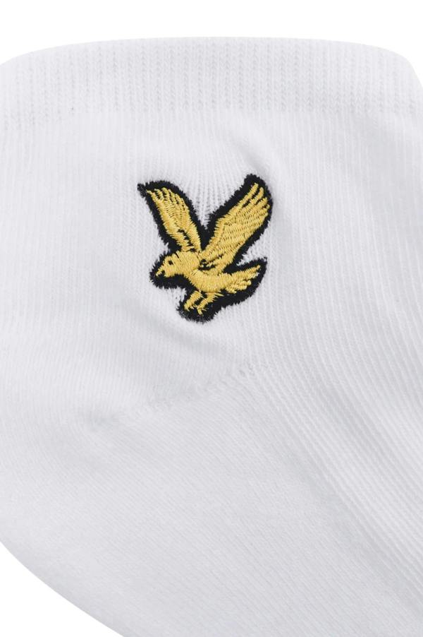 Lyle & Scott 3-Pack Ross Trainer Socks, White