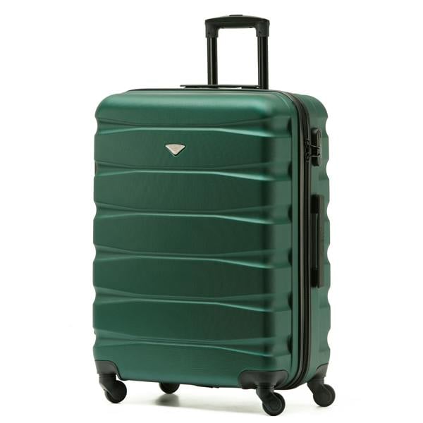 Flight Knight 25" Medium Suitcase Check-in Hold Luggage Hard Shell 4 Wheels TSA Lock