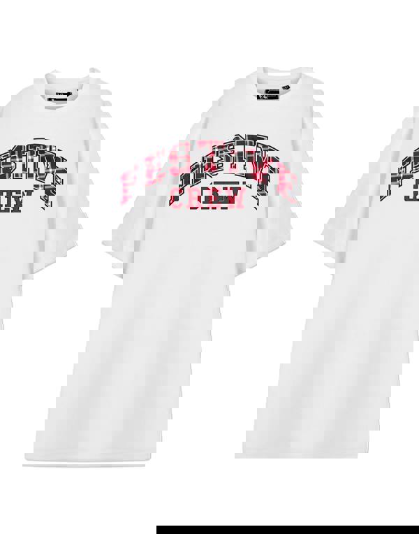 Show Me The Merch Unisex White Santa Baby Short Sleeved T-Shirt