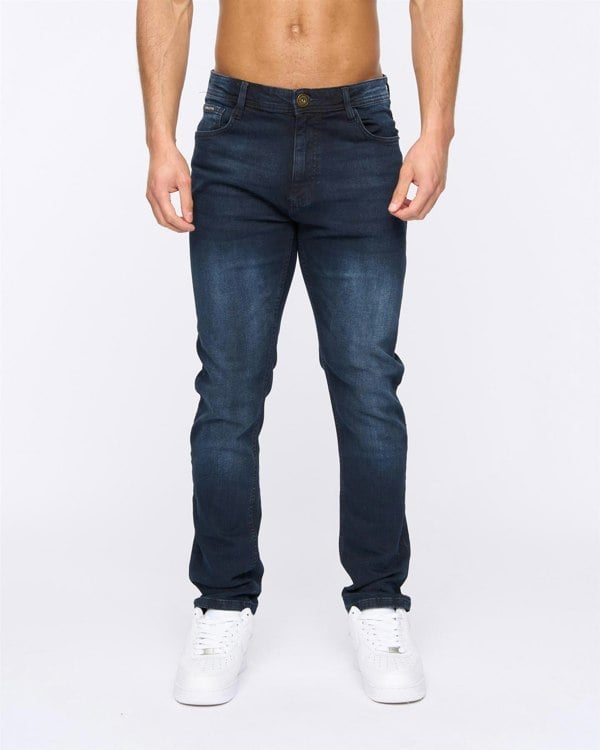 Henleys Craze Comfort Fit Jeans Blue Black