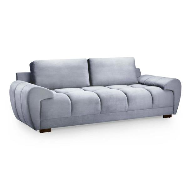 Furnishings For Less Zura Plush Velvet Large 3 Seater Sofa | Cream, Grey or Mocha