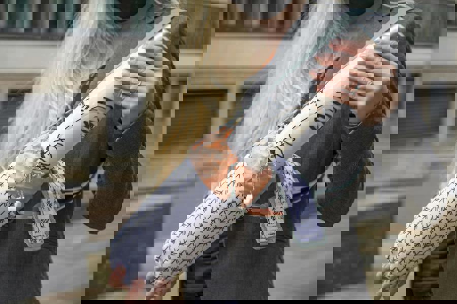 Built New York BUILT Apex 540ml Insulated Water Bottle, BPA-Free 18/8 Stainless Steel - 'Belle Vie'