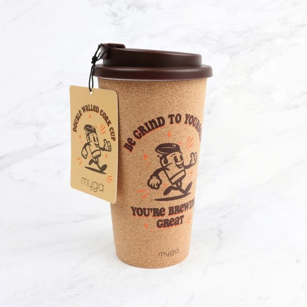 Myga Double-Walled Cork Travel Cup