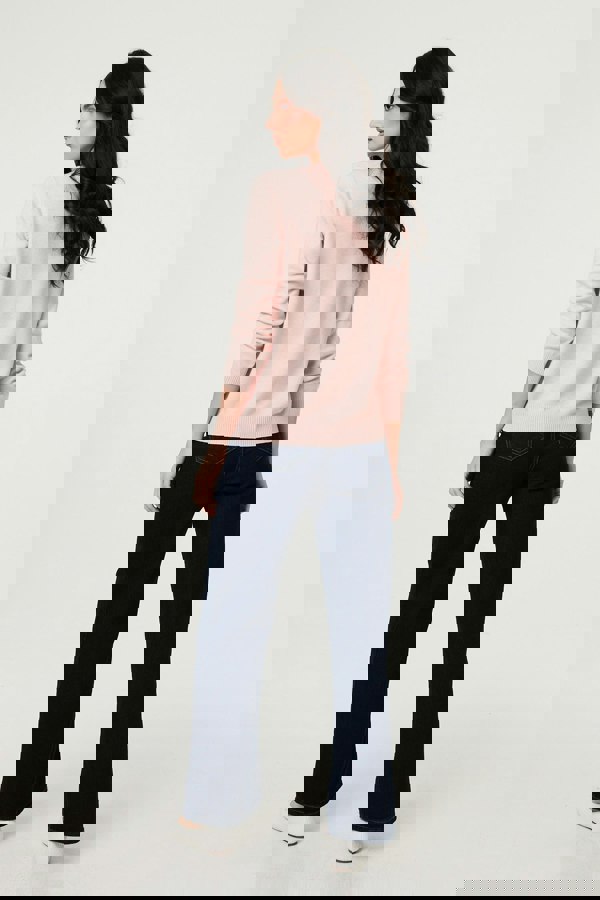 Izabel London Slim Fit Textured Knit Jumper