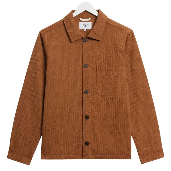Wax London Rockley Honeycomb Jacquard Overshirt