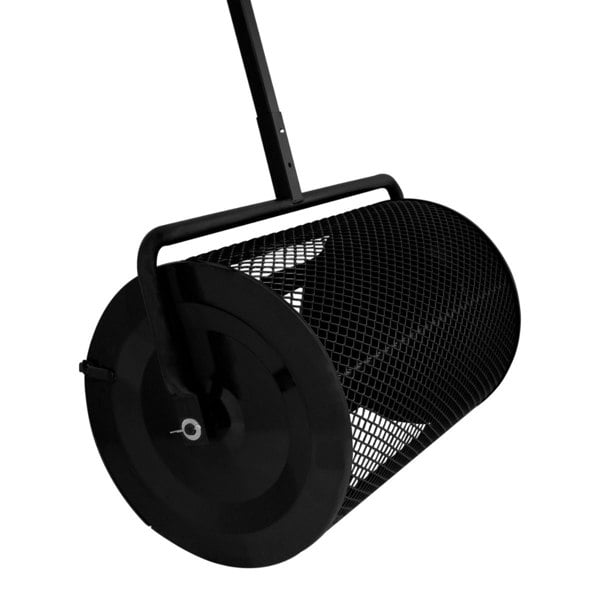 T-mech Compost & Peat Moss Spreader - Black