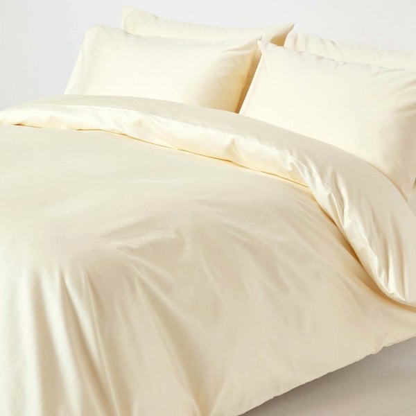 HOMESCAPES Premium 1000 TC Egyptian Cotton Sateen Weave Duvet Cover Set