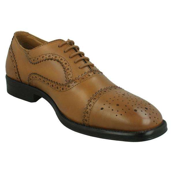 Thomas Blunt Mens Smart Lace Up Leather Oxford Brogue Shoes A2202
