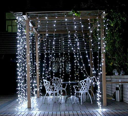 Cool White LED String Fairy Lights with Timer and 8 Modes, Clear Cable Indoor & Outdoor Variant Range image 5
