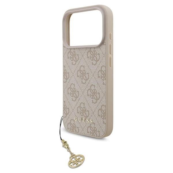 Guess 4G Charms Case for iPhone 17 Pro 6.3" Tone on Tone Pink - GUHMP17LGF4GCP