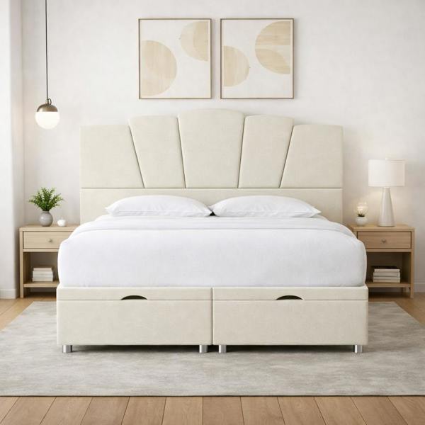 Great British Beds John Art Deco Divan Ottoman Bed