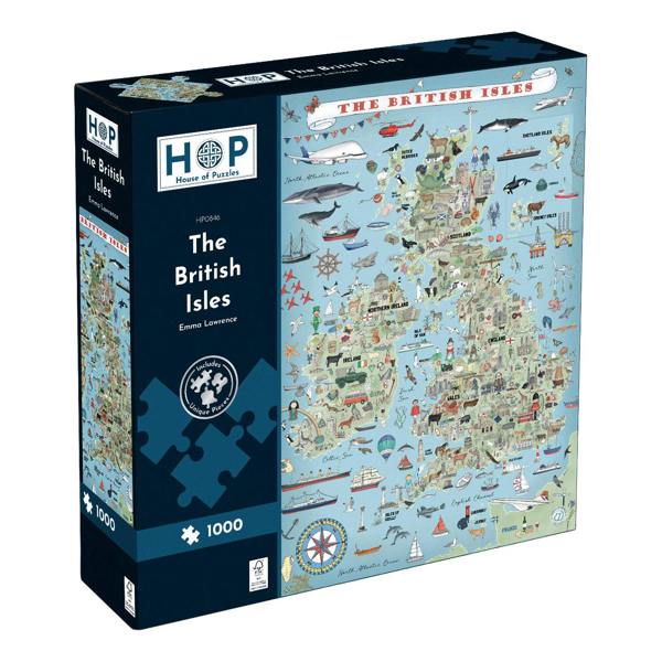 The House of Puzzles The British Isles 1000 Piece Jigsaw Puzzle