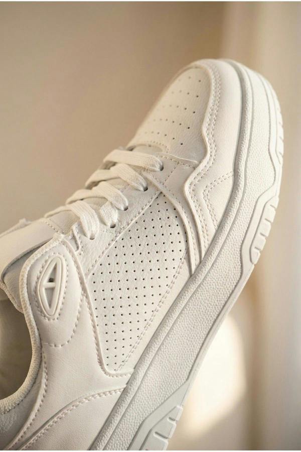 Cordelia Two Tone Panel Chunky Trainers - White