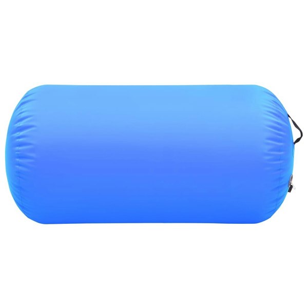 Berkfield Inflatable Gymnastic Roll with Pump 120x90 cm PVC Blue
