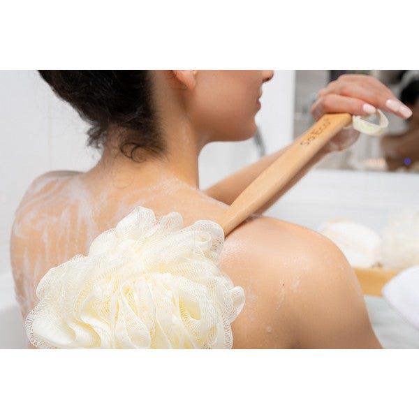 So Eco Long Handle Shower Pouf
