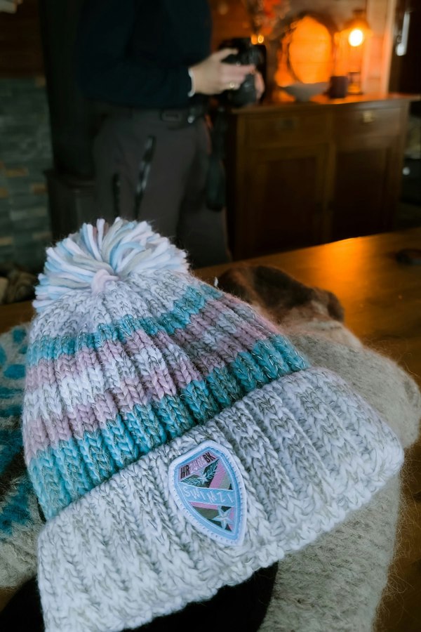 SuperBobble Reflective Beanie Bobble Hat - Winter Pastels