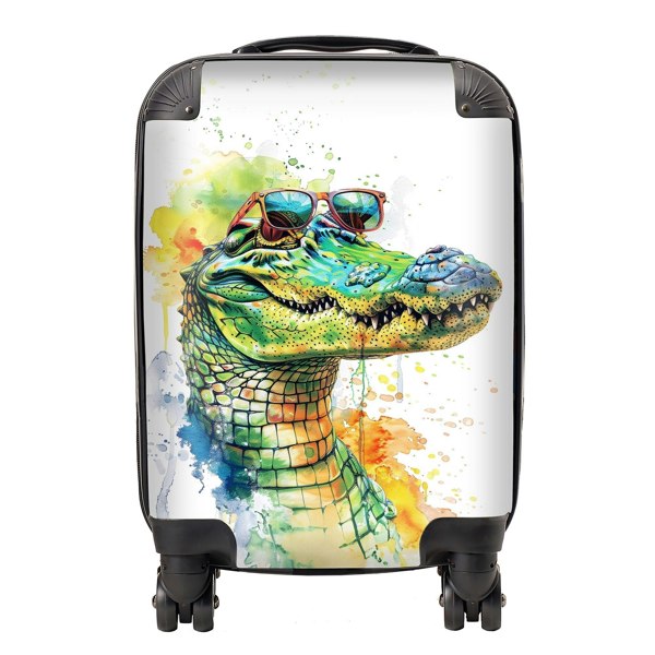 Warren Reed Cool Crocodile Suitcase