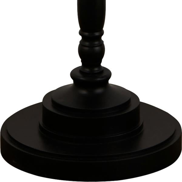 Lighting Collection Black Candle Stick Floor Base