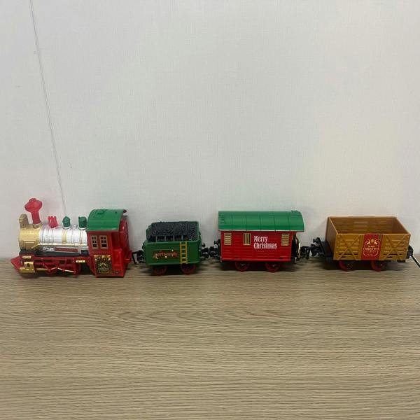 Rexco Deluxe Train Set Around Christmas Tree Track Toy Lights Musical Party Xmas Gift