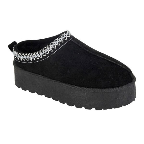 Cipriata Womens/Ladies Danilla Braided Cuff Mules - Black