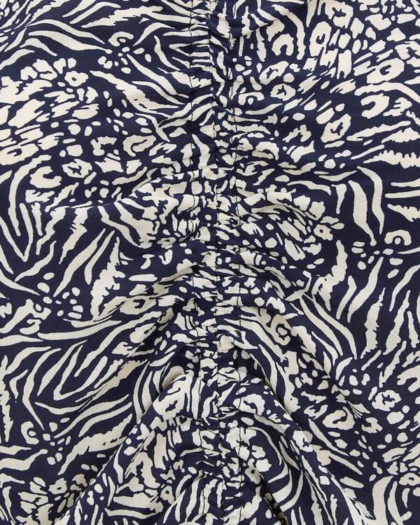 ROUCHE V-NECK TOP ANIMAL Detail