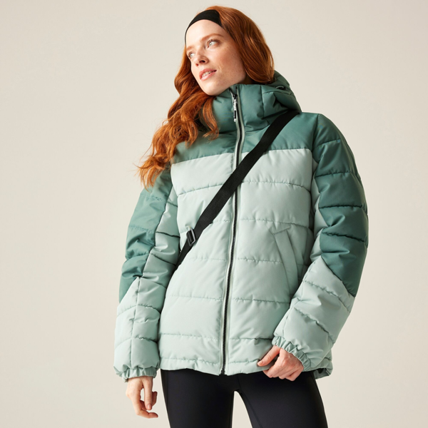 Regatta Womens Aldthorn Quilted Jacket - Green Haze/Spruce Green