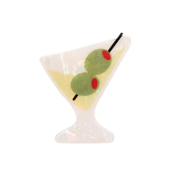 Gold Trip Martini Claw Clip