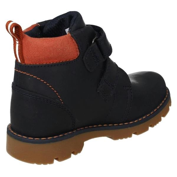 Clarks Boys Clarks Hook & Loop Ankle Boots Heath Strap