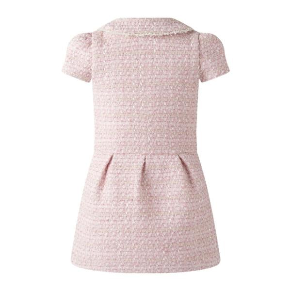 Rachel Riley Pink Tweed Dress